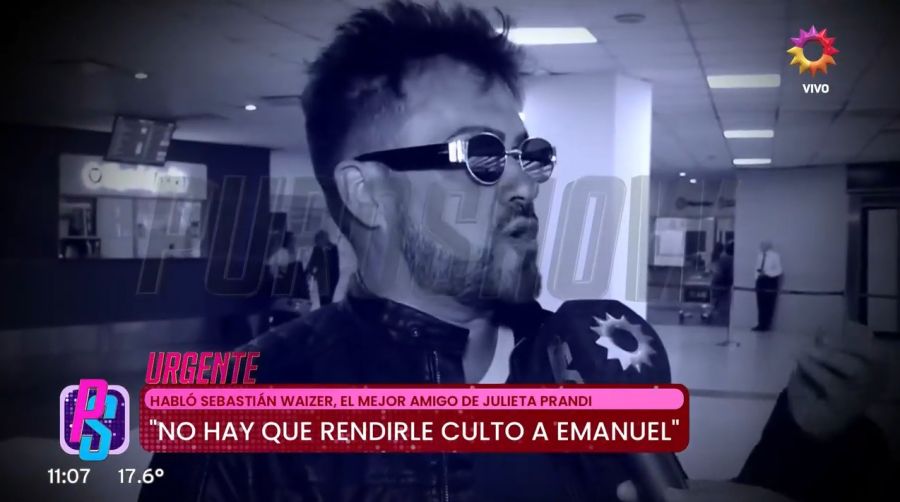 Sebastián Waizer el mejor amigo de Julieta Prandi