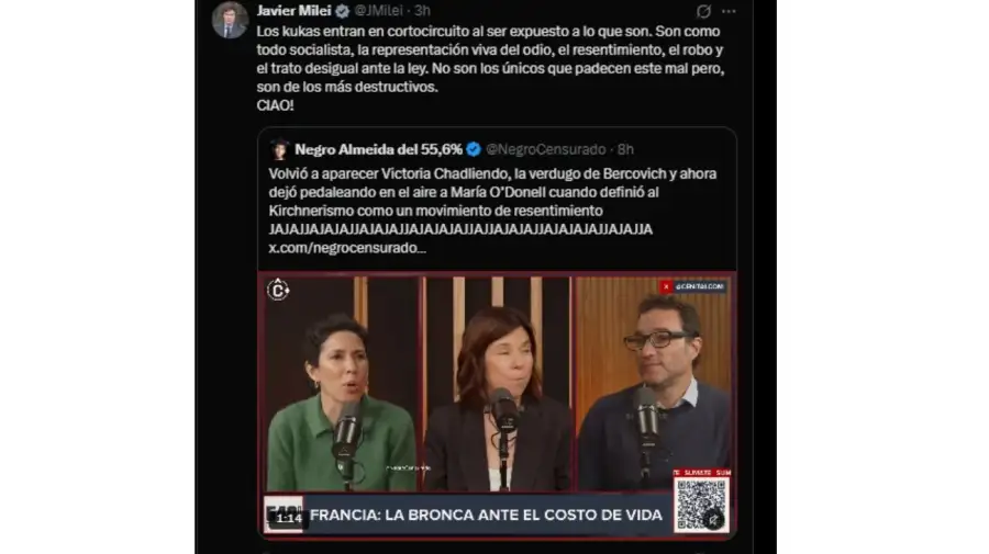 Tuit Milei