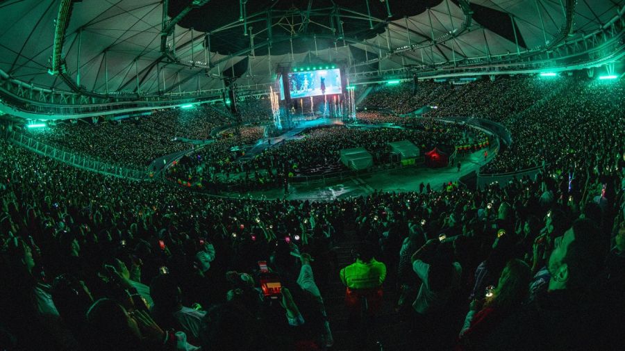 BTS en su primera noche en el Estadio Unico de La Plata 