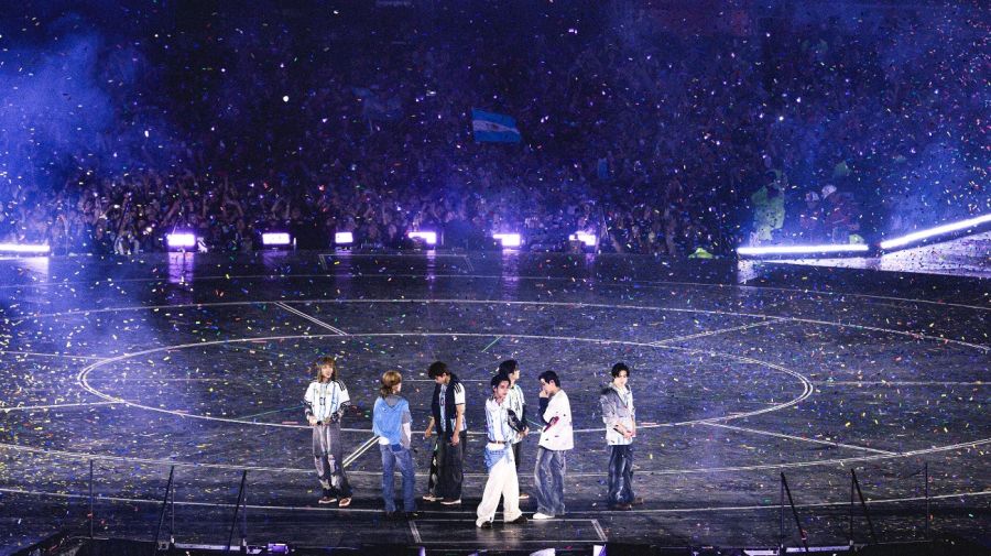 BTS en su primera noche en el Estadio Unico de La Plata 