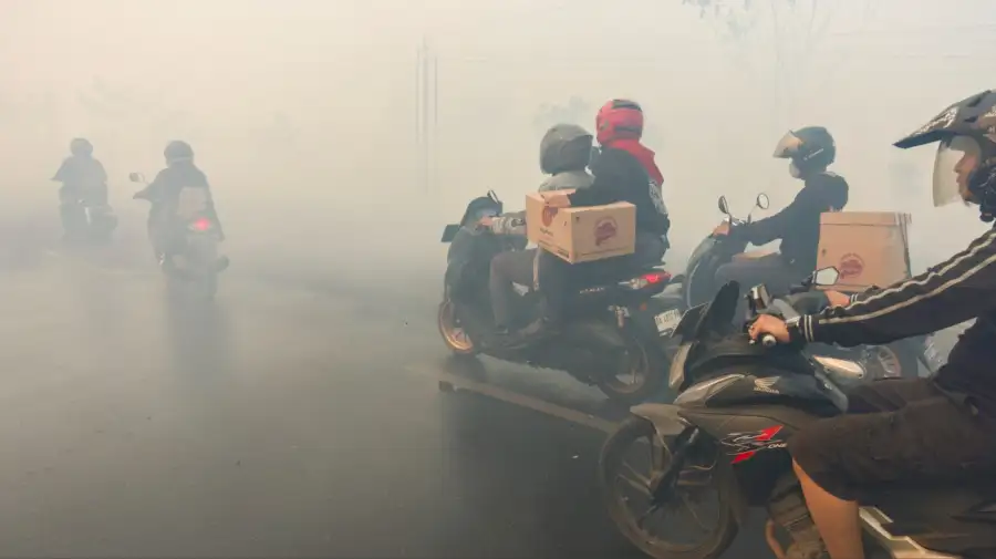 Los incendios masivos en Indonesia