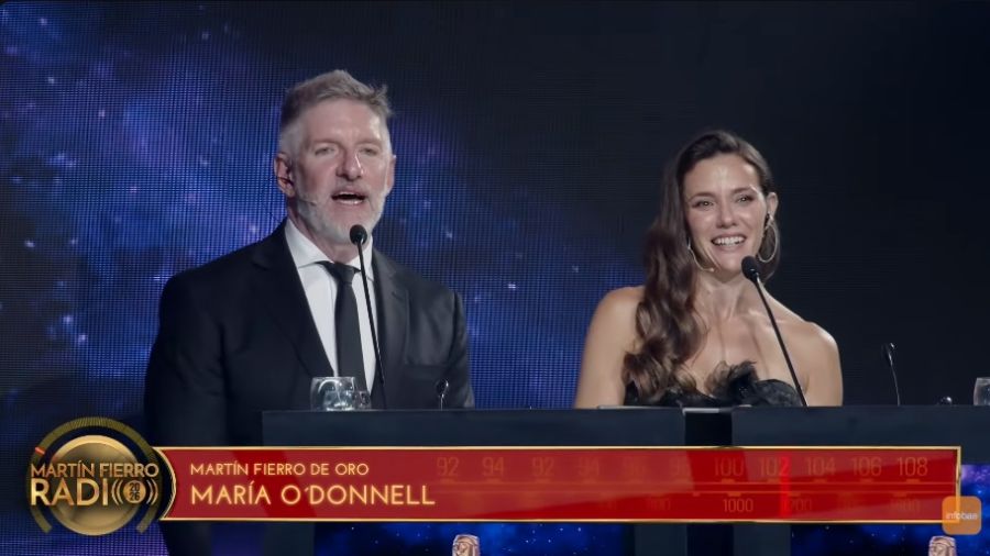 Luis Novaresio y Luciana Rubinska, conductores de Martín Fierro de Radio 2026