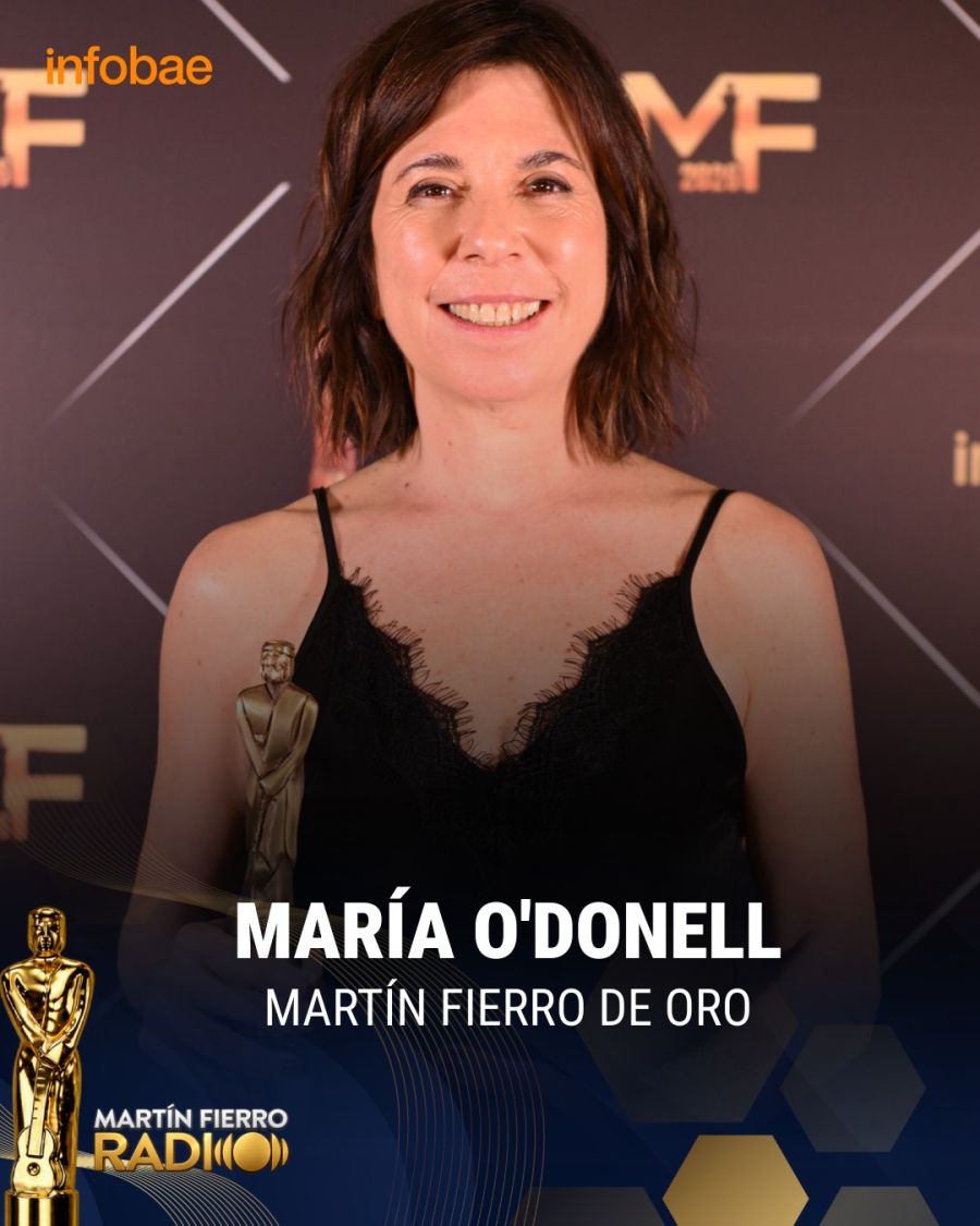 María O’Donnell ganó el Oro en los Martín Fierro de Radio 2026