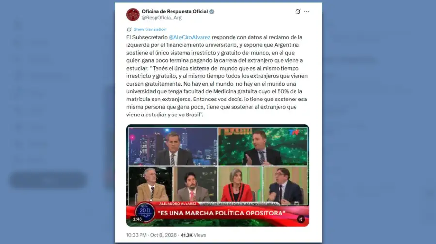 Posteo Oficina de Respuesta Oficial