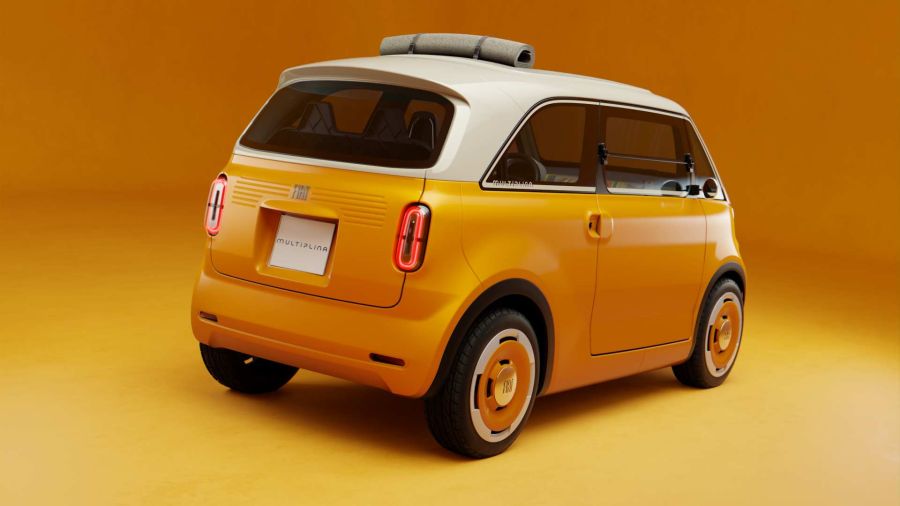 Fiat Multiplina: el nuevo cuadriciclo eléctrico para cuatro personas inspirado en el 600 Multipla de 1956