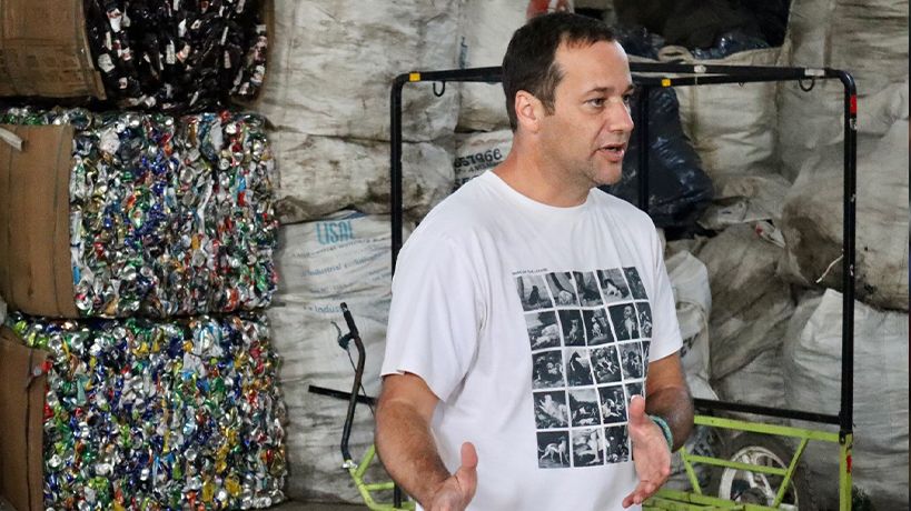 Ignacio Andres y los reciclados