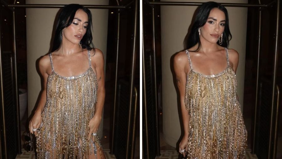 Lali Espósito deslumbró con un minivestido joya en los Premios Billboard
