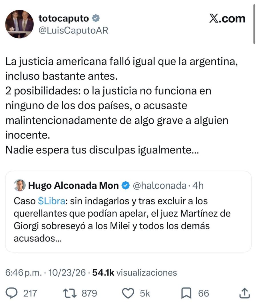 luis caputo x