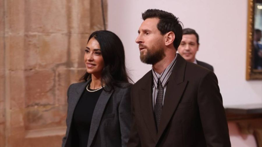 Messi con la princesa Leonor en los Premios Princesa de Asturias