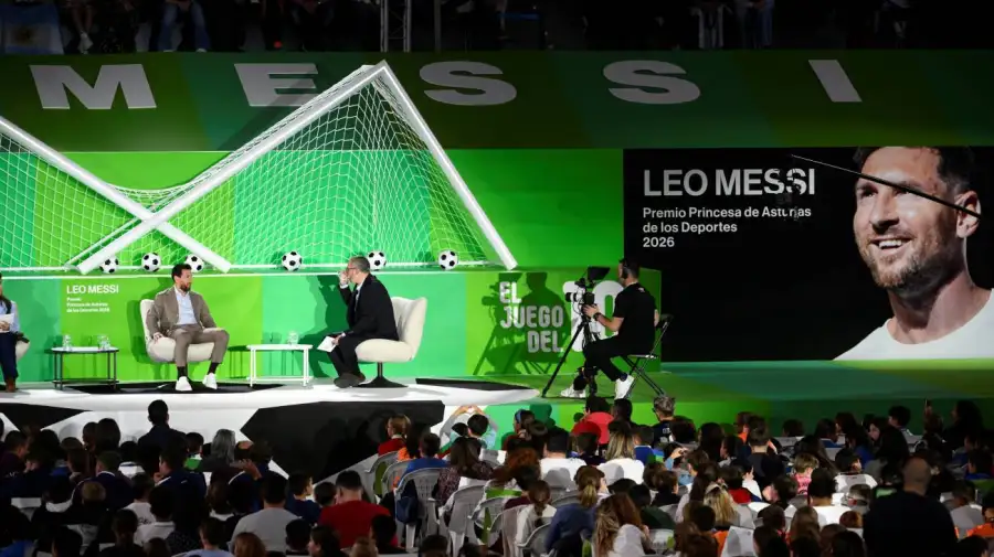 Messi en España- Premios Princesa de Asturias