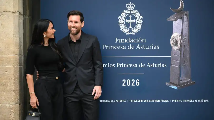 Messi en España- Premios Princesa de Asturias