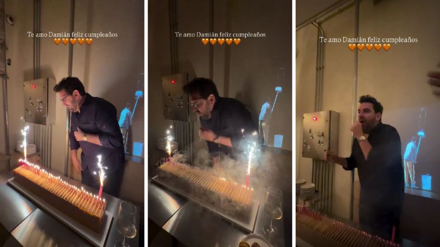 Así fue el cumpleaños de Damián Betular