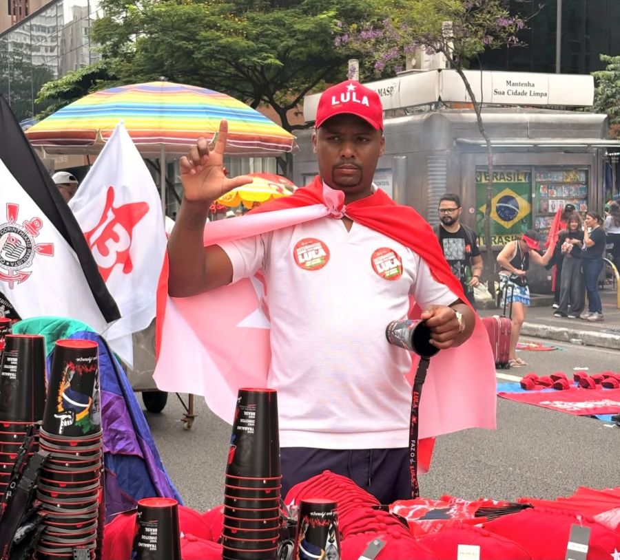 Caravana de Lula en San Pablo