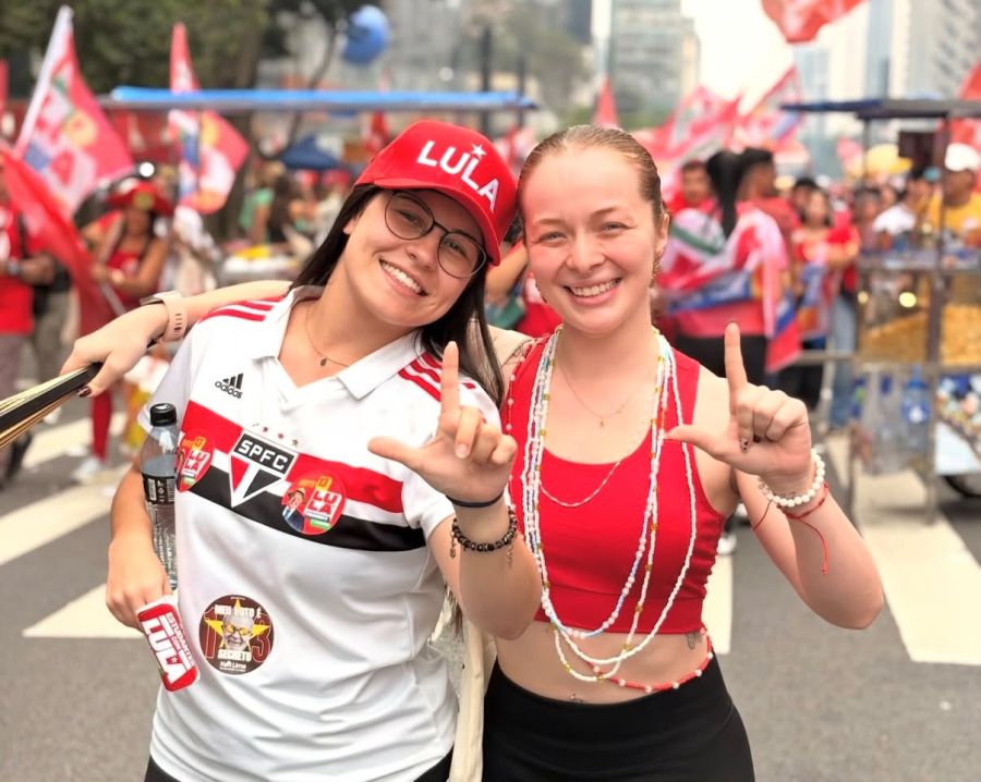 Caravana de Lula en San Pablo