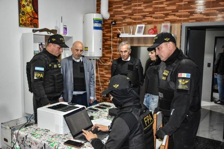 Fiscales en operativo antidroga