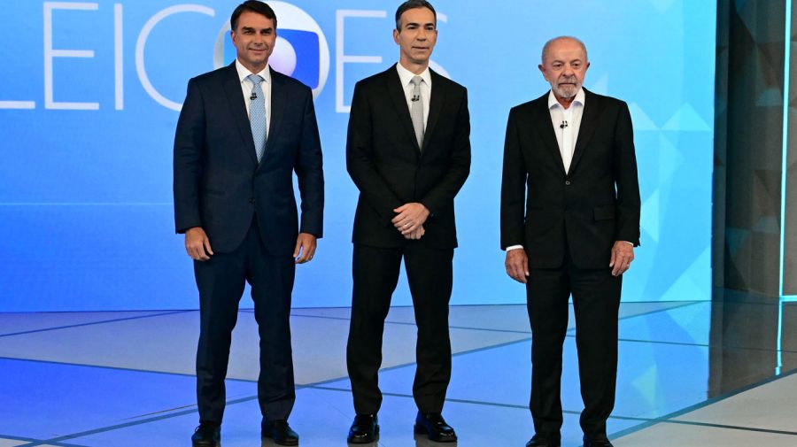 Hubo segundo debate Lula y Flávio Bolsonaro define a su presidente en balotaje.