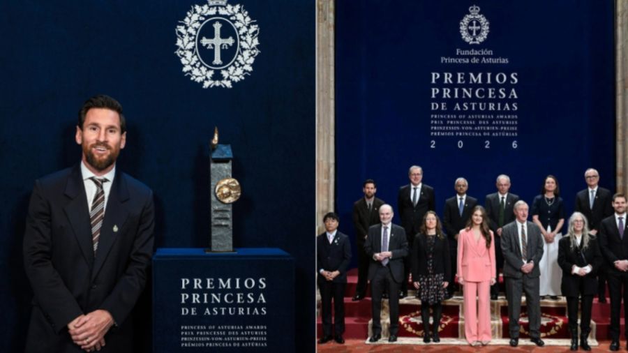 Lionel Messi recibióPremio Princesa de Asturias de los Deportes 2026