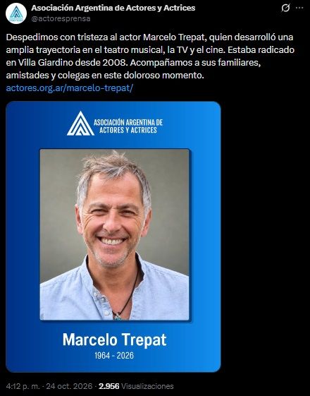 Murió Marcelo Trepat