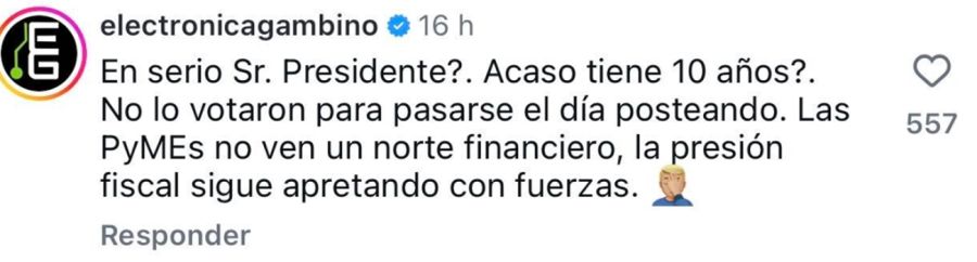 Agunas de las reacciones a los insultos de Milei a periodistas.