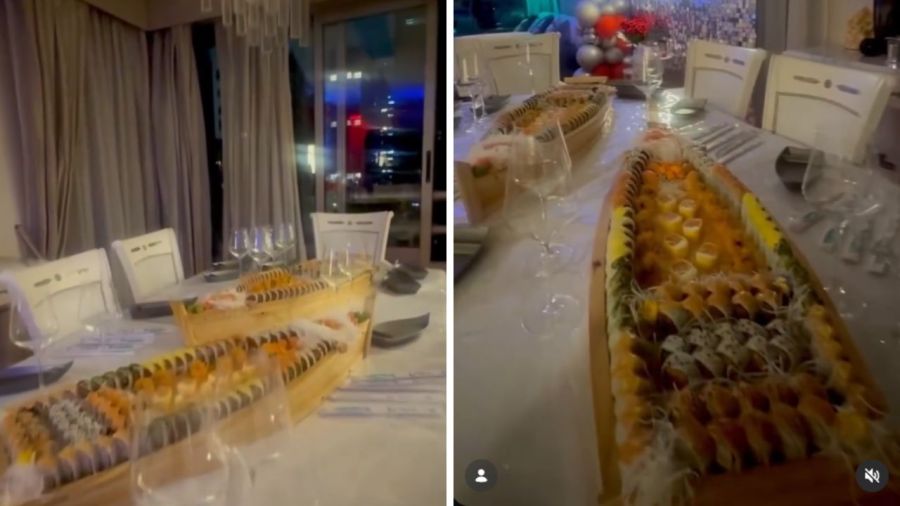 Cumpleaños del amigo de María Eugenia Ritó
