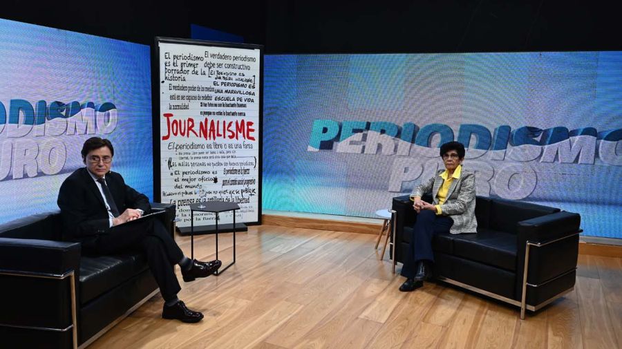 Marilena Chaui, en Periodismo Puro con Jorge Fontevecchia.