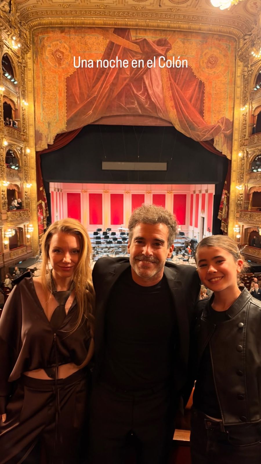 Nicolás Cabré, Rocío Pardo y Rufina Cabré
