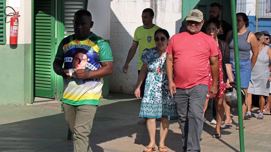 Simpatizantes de Flavio Bolsonaro