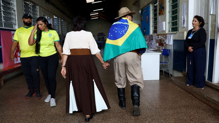 Simpatizantes de Flavio Bolsonaro