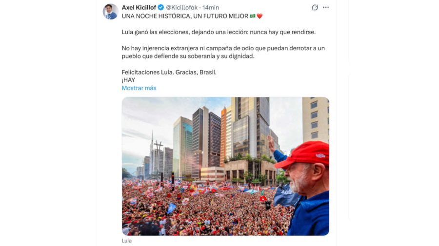 Axel Kicillof X