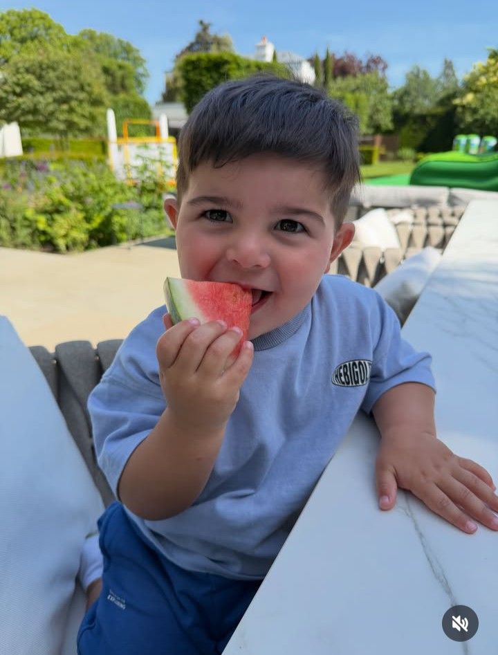 Benja, el hijo de Valu Cervantes y Enzo Fernández