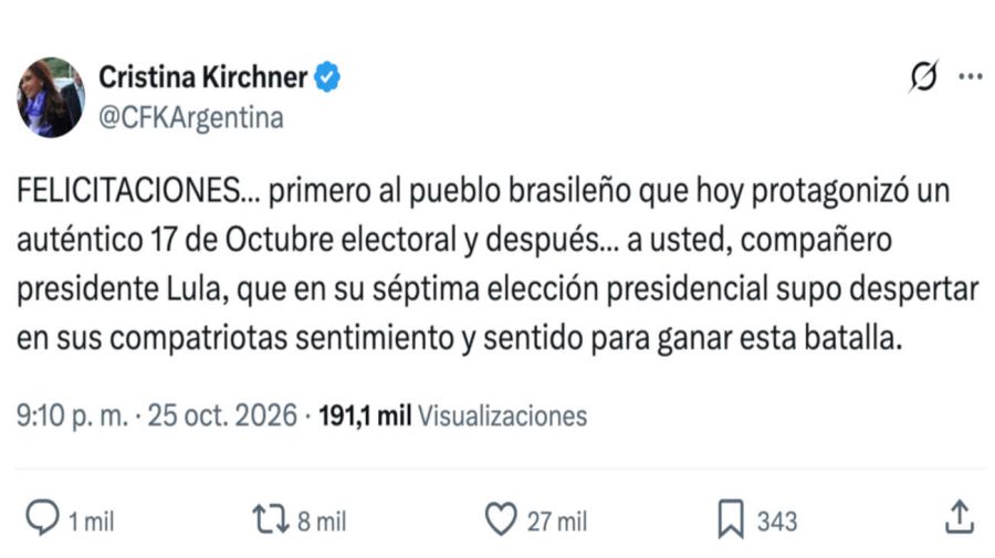 Cristina Kirchner X