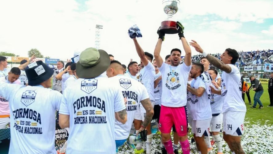 El equipo de Gildo Insfrán