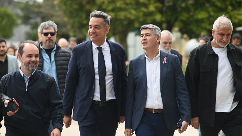 Predio de FAdeA y los preparativos para la misa del Papa León