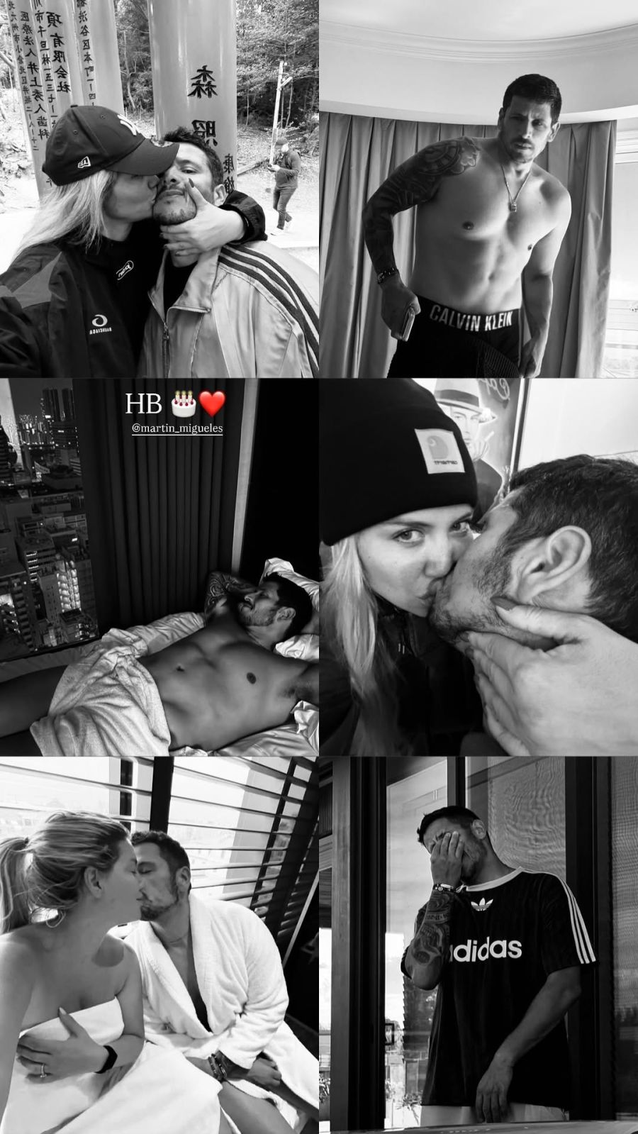 Wanda Nara y Martín Migueles