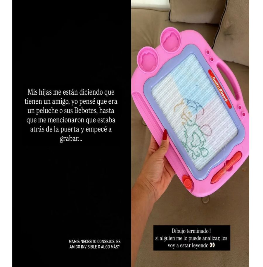 Daniela Celis sobre el amigo imaginario de sus hijas