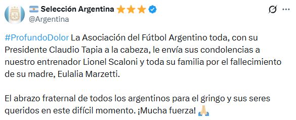 Comunicado AFA