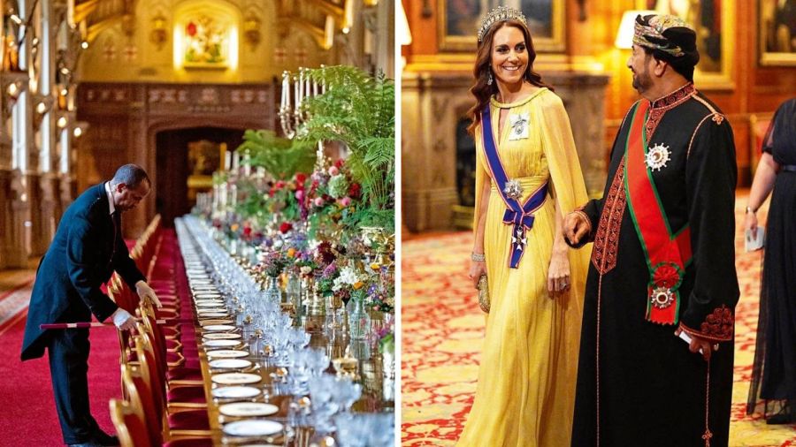 Kate Middleton con la tiara de Lady Di 