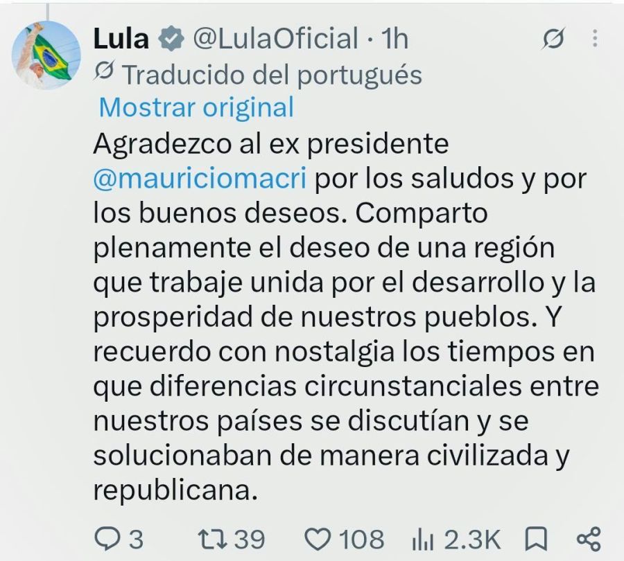 Macri Lula