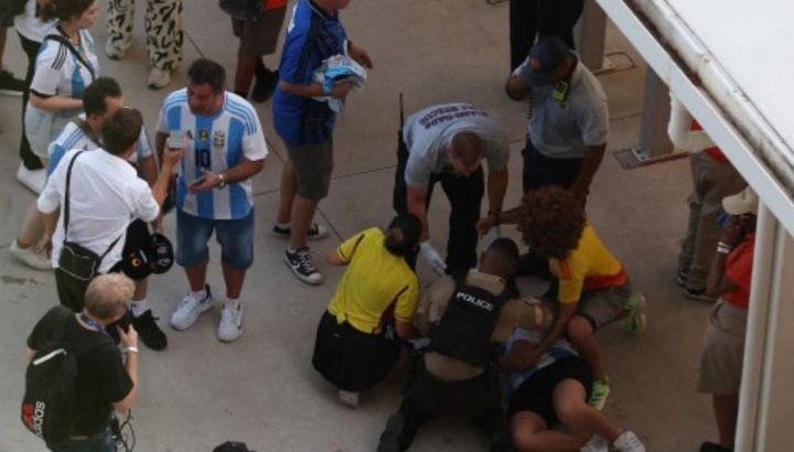 Incidentes en la previa de la Final de la Copa América