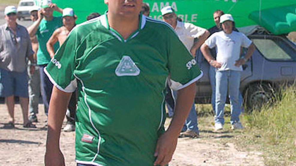 Pablo Moyano, en Ceibas, Entre Ríos.