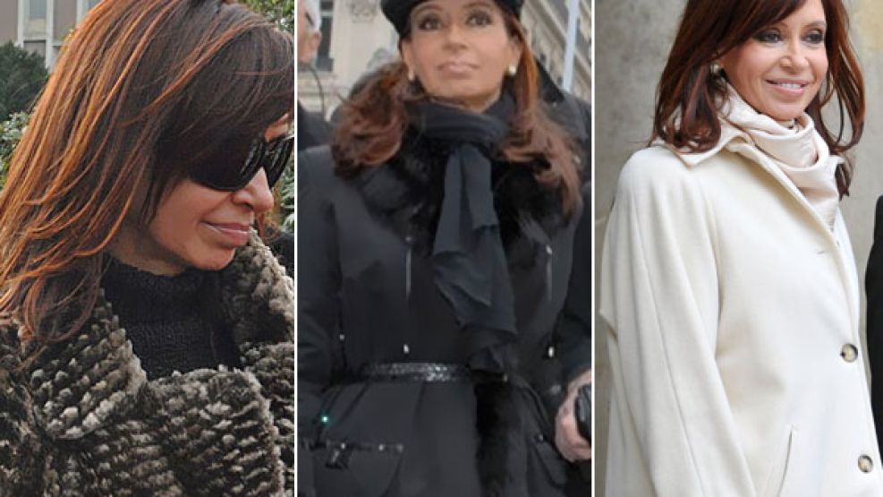 Las tres Cristinas. En menos de 48 horas la Presidenta estrenó tres diseños bien europeos para combinar con el glamour parisino.