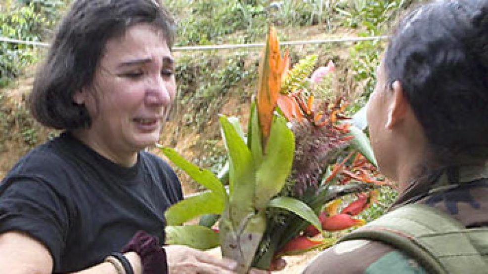 Emociones durante una liberación de las FARC.