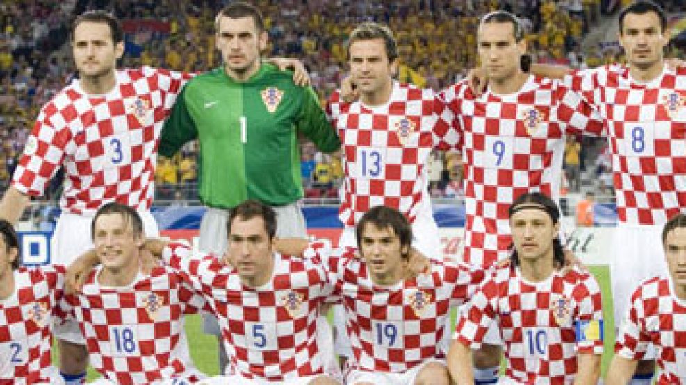 El seleccionado de Croacia.