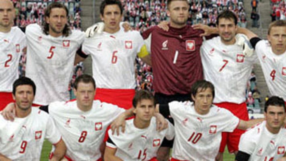 El seleccionado de Polonia.