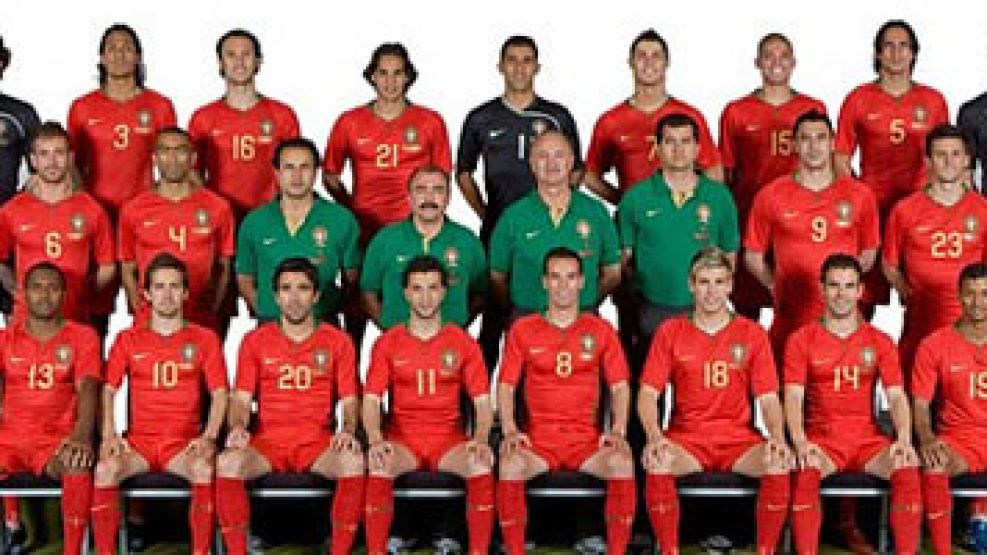 El seleccionado de Portugal.