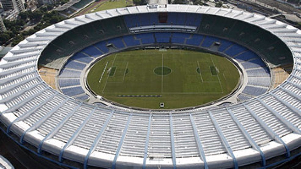 Vista general del estadio Jornalista Mario Filho, conocido como Maracaná, en Rio de Janeiro (Brasil).