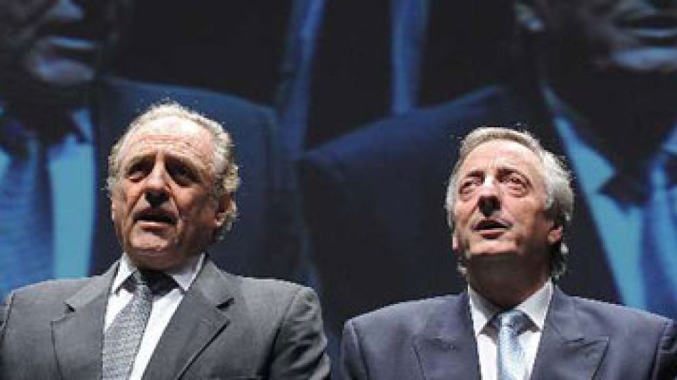 Carlos Heller y Néstor Kirchner