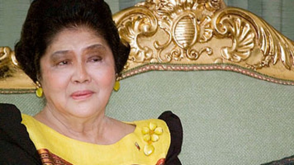 Imelda Marcos, fotografiada en Manila