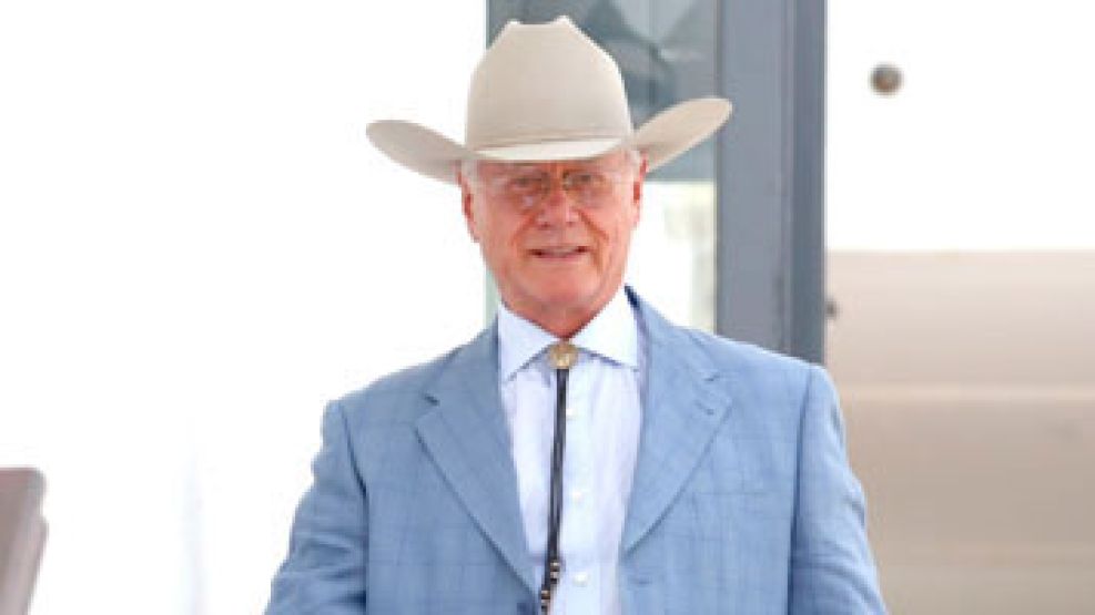 Larry Hagman interpretaba al malvado JR en "Dallas".