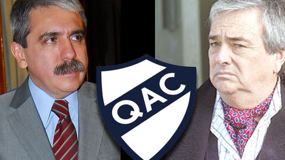 Aníbal Fernández y José Luis Meiszner, hermanados por Quilmes... y por la TV.